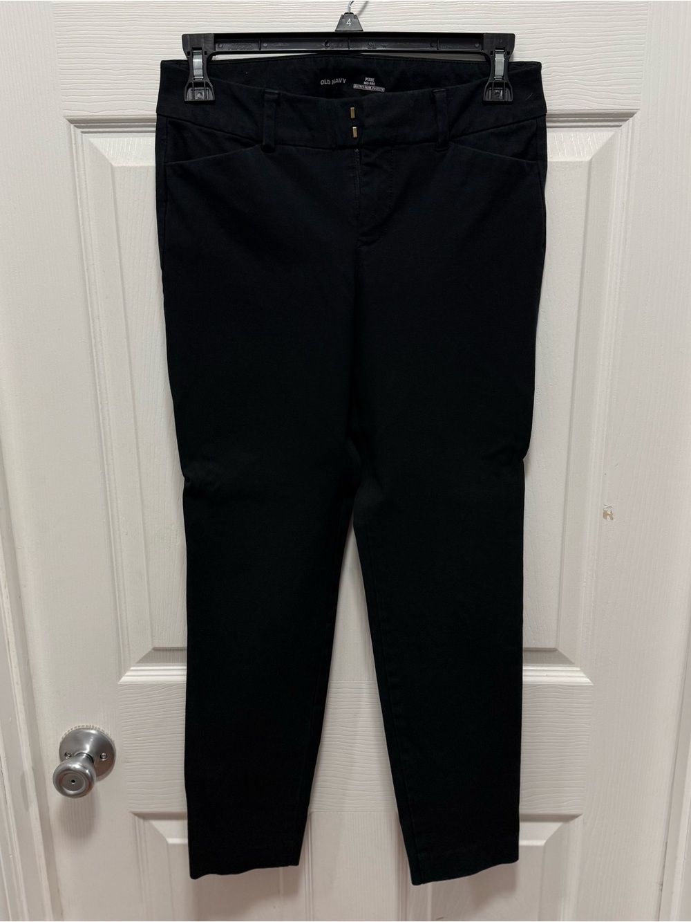 Black Straight-Leg Women's Pixie Pants